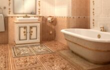 Варианты дизайна при облицовке плиткой ванной комнаты