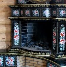 Как сделать облицовку печи плиткой?