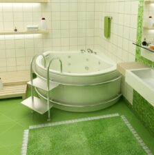 Как самостоятельно установить ванну на кафель